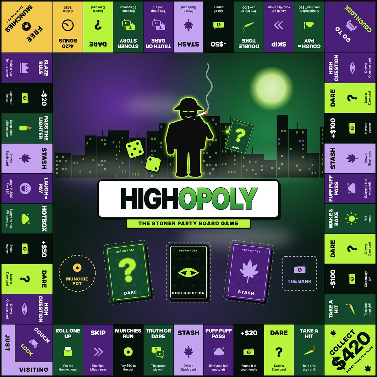 Highopoly 40-space game board